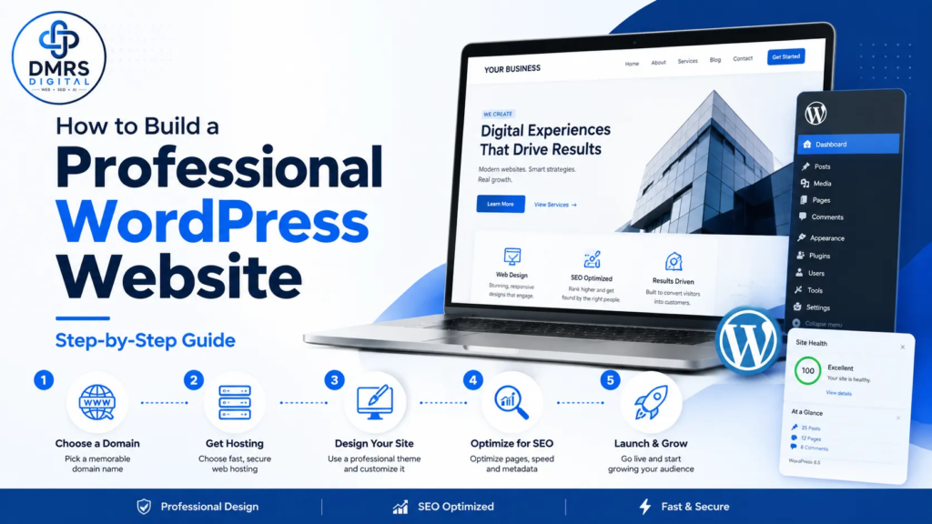 How to build a WordPress website step by step
